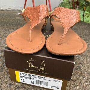 NIB Franco Sarto Grip 2 Sandal Tan Size 12